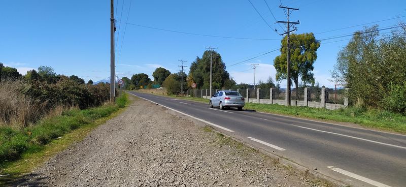 Catastro de ruta rural en Vilcún