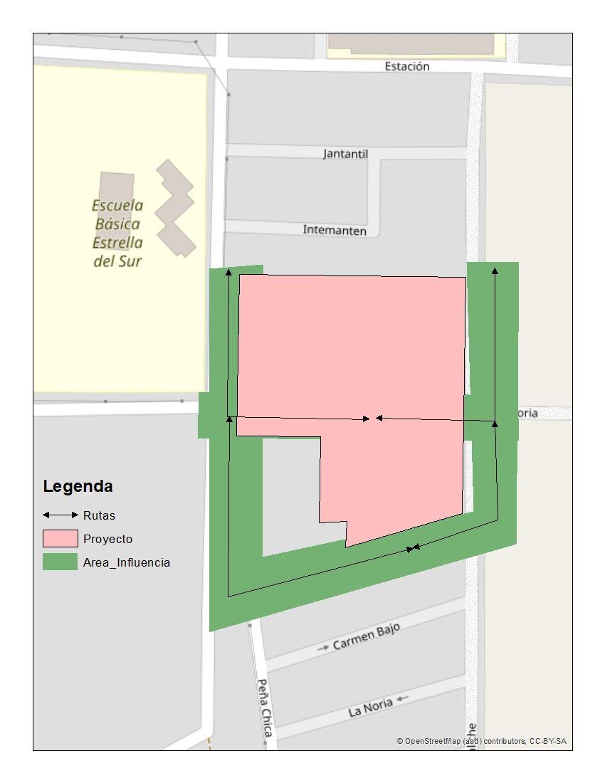 Plano de medidas de mitigación del proyecto Conjunto Comité de Vivienda IMPA